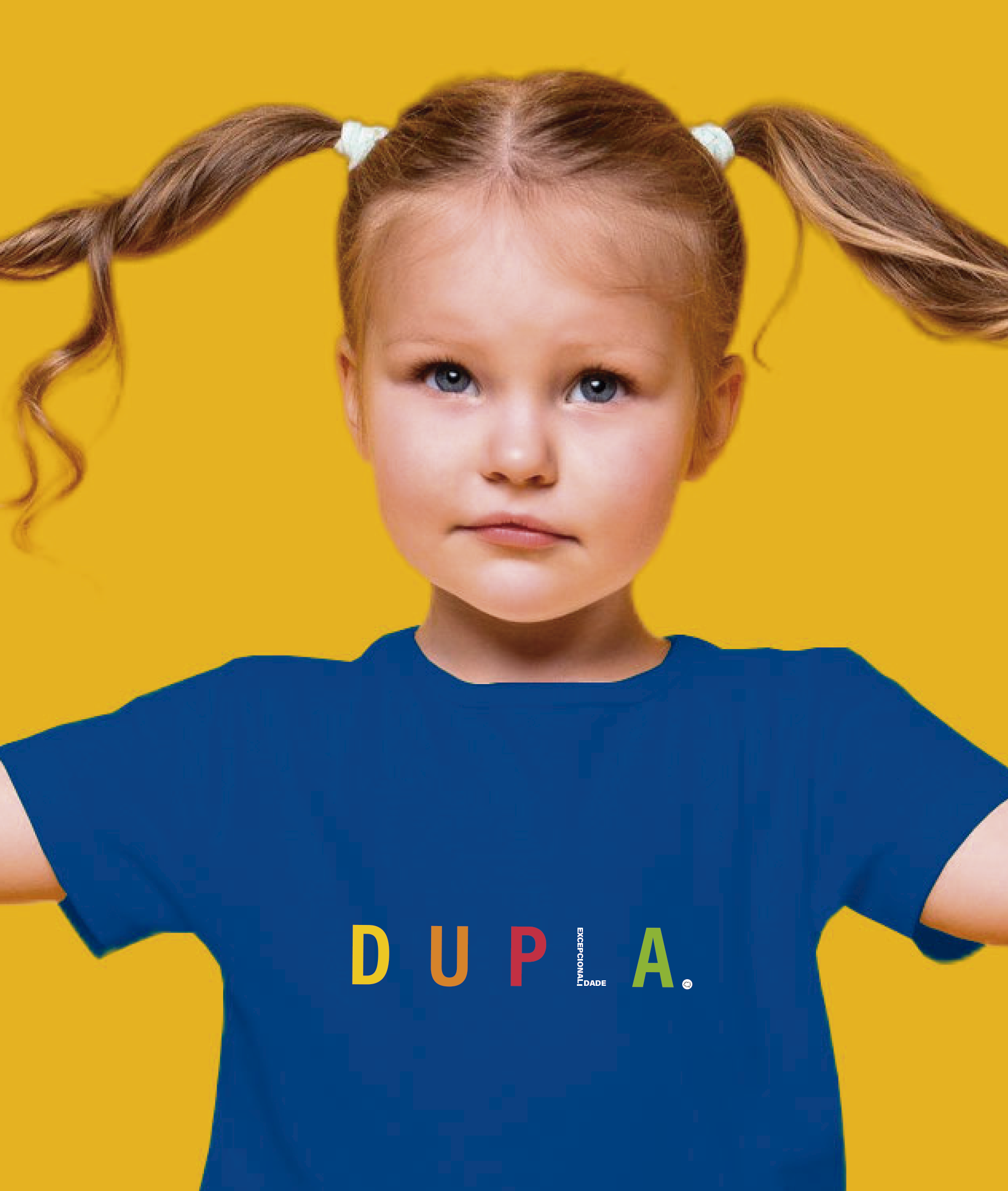 Nome do produto: Camiseta Infantil : Menina (TAM 2 a 14) : Dupla Excepcionalidade (Autista / TDAH / Superdotação)