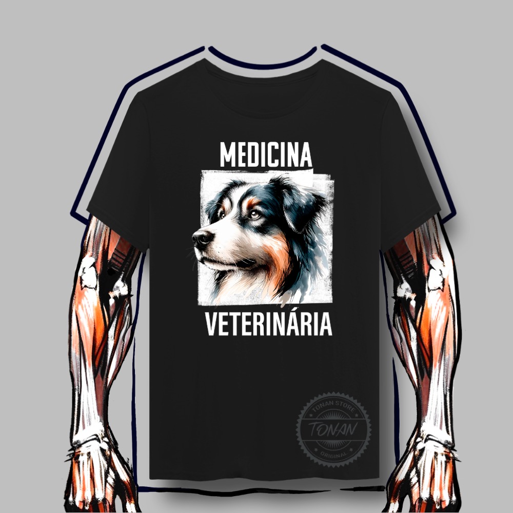 Nome do produto: CAMISETA QUALITY - MEDICINA VETERINÁRIA