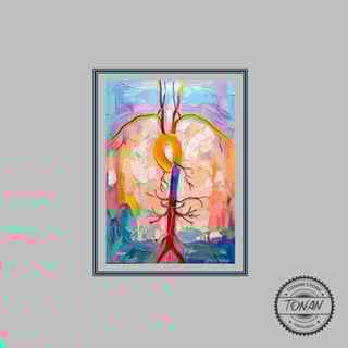 CANVAS FINEART – A ARTE DA CIRCULAÇÃO AORTA EM FOCO