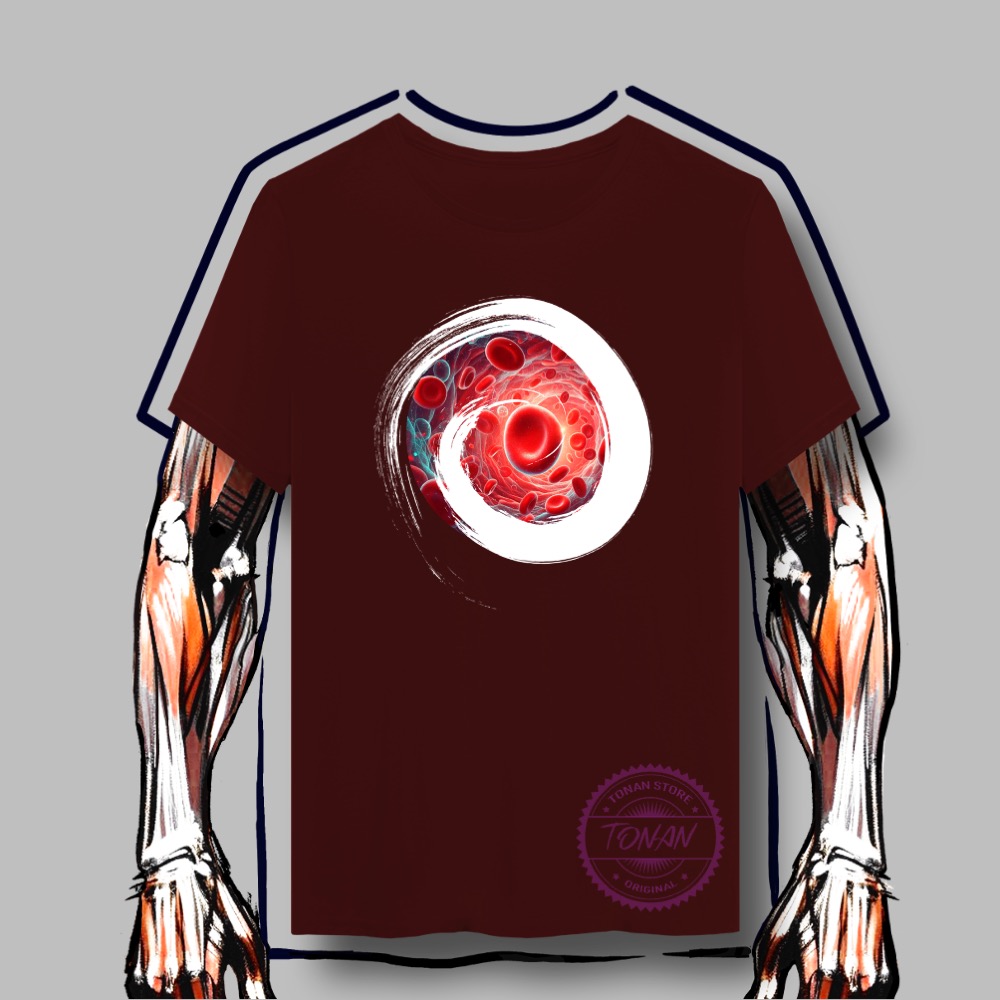 Nome do produto: CAMISETA QUALITY - VASO SANGUÍNEO