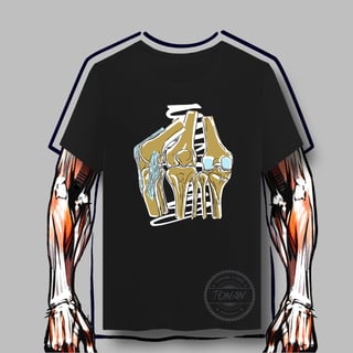 CAMISETA QUALITY - ANATOMIA ÓSSEA DO JOELHO