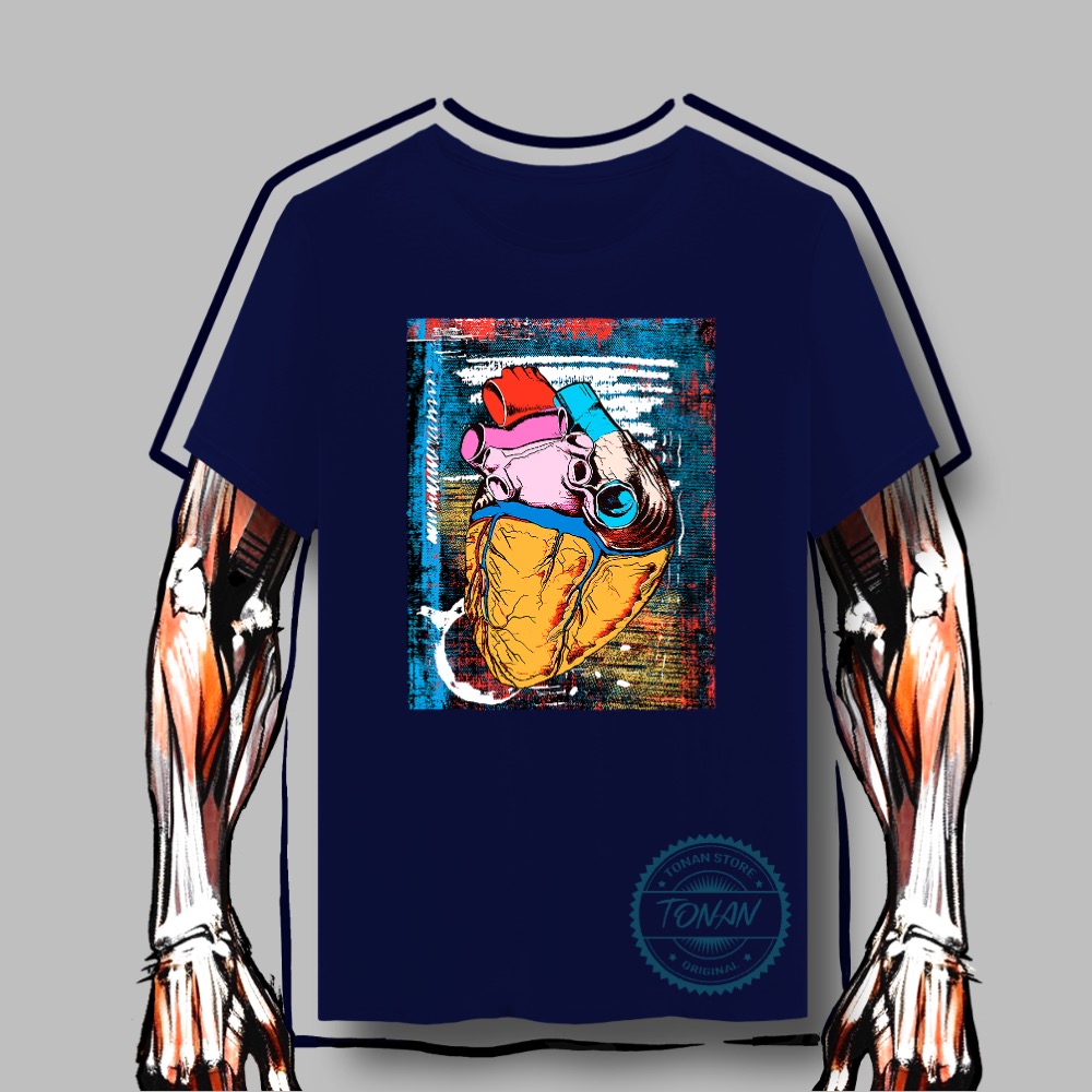 CAMISETA QUALITY – ANATOMIA CORAÇÃO