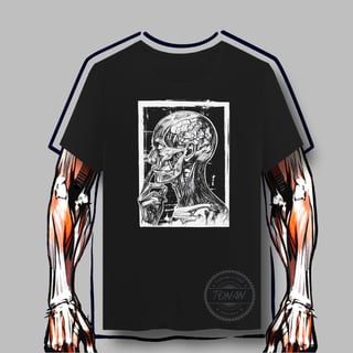 CAMISETA QUALITY -  CABEÇA E PESCOÇO LINEART