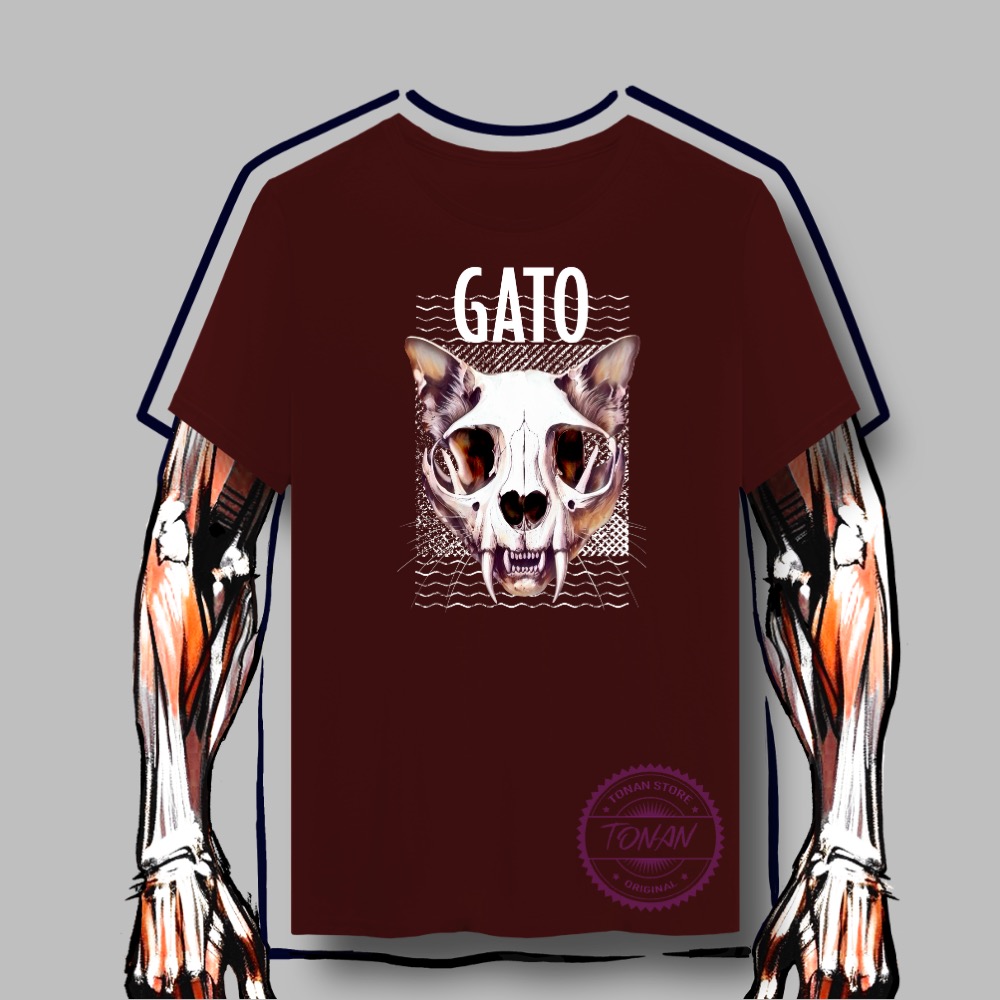 CAMISETA QUALITY – CRÂNIO FELINO