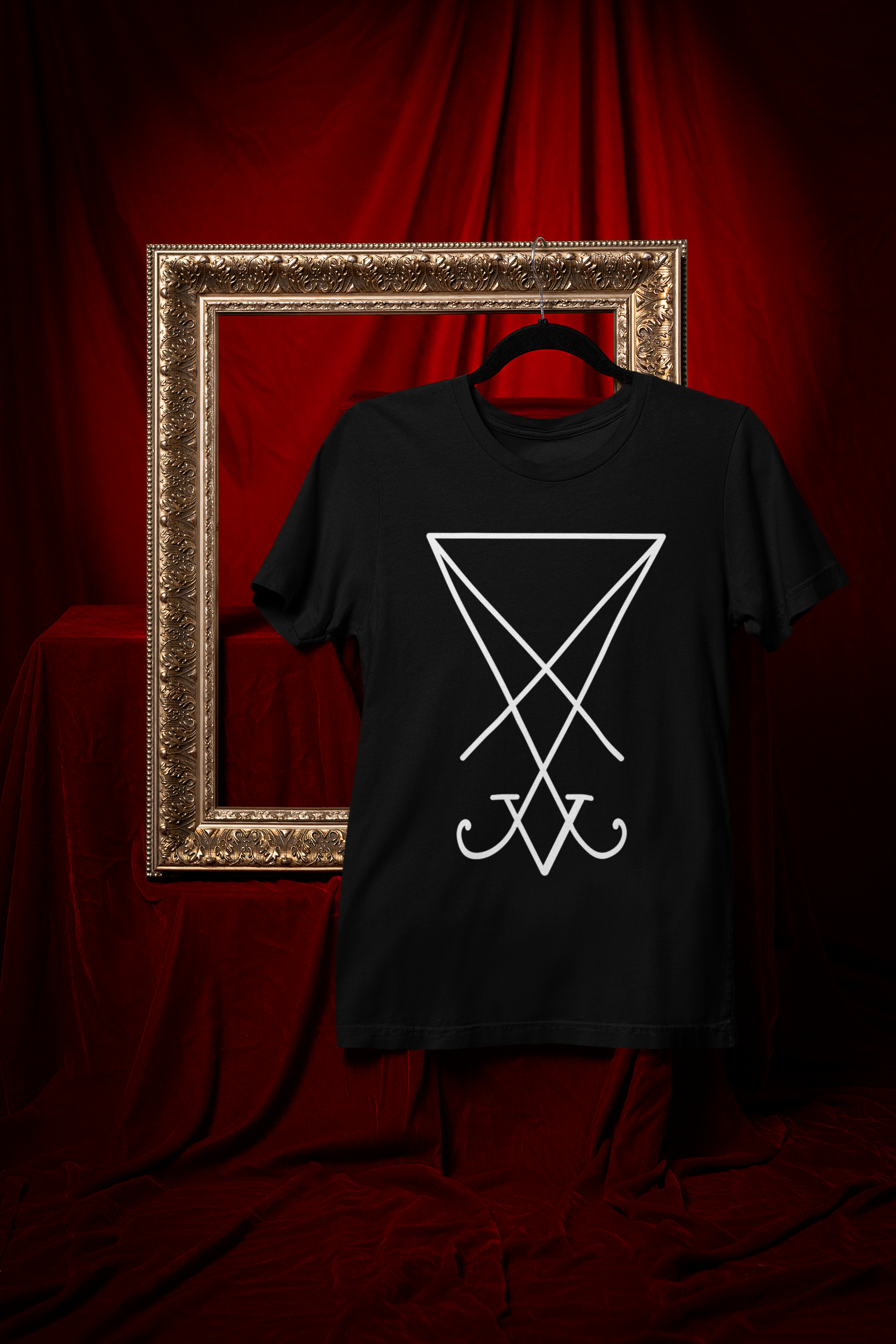 Nome do produto: Camiseta Goetia Sigilo LUCIFER