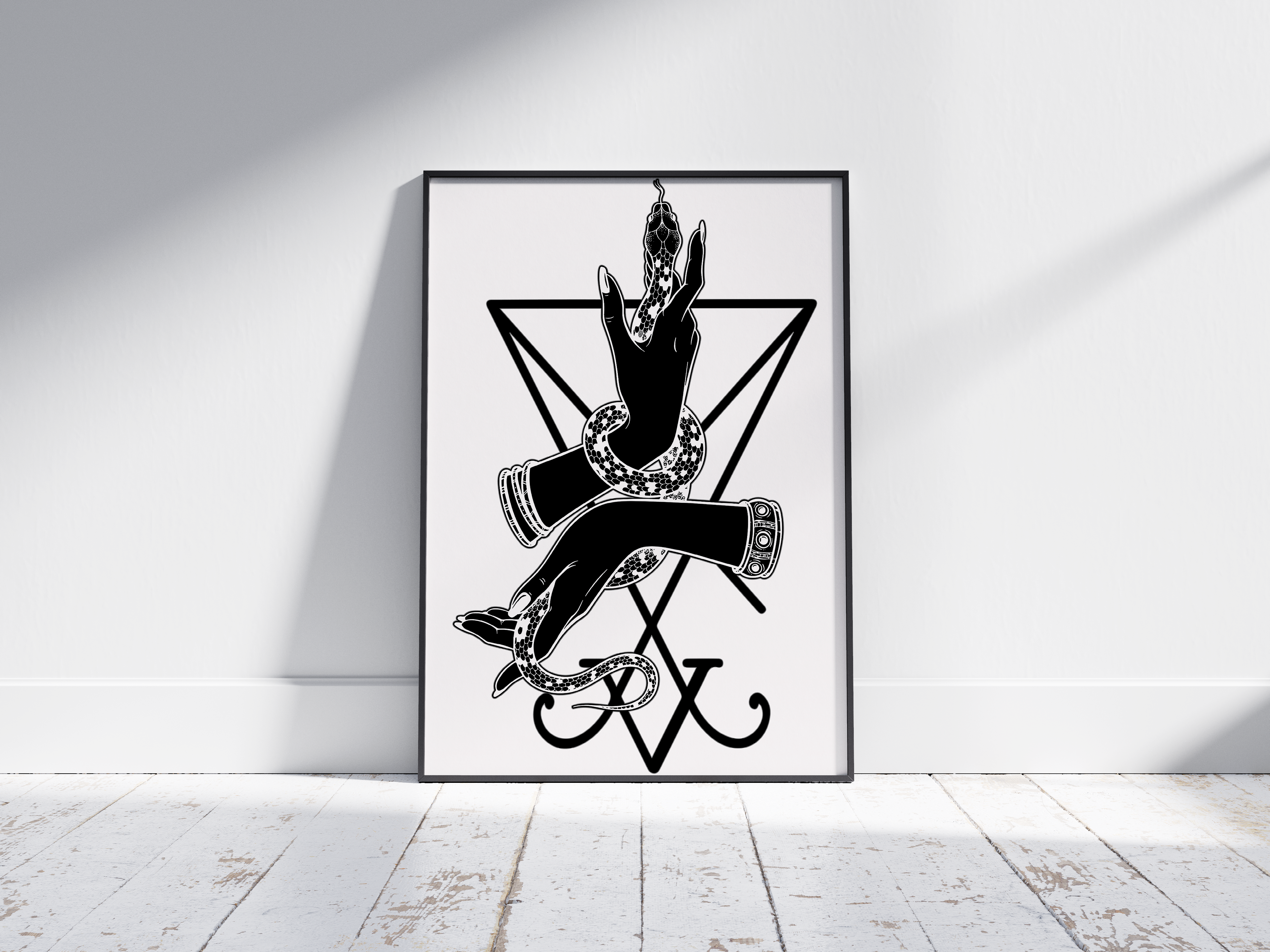 Nome do produto: Poster sigilo de Lúcifer  