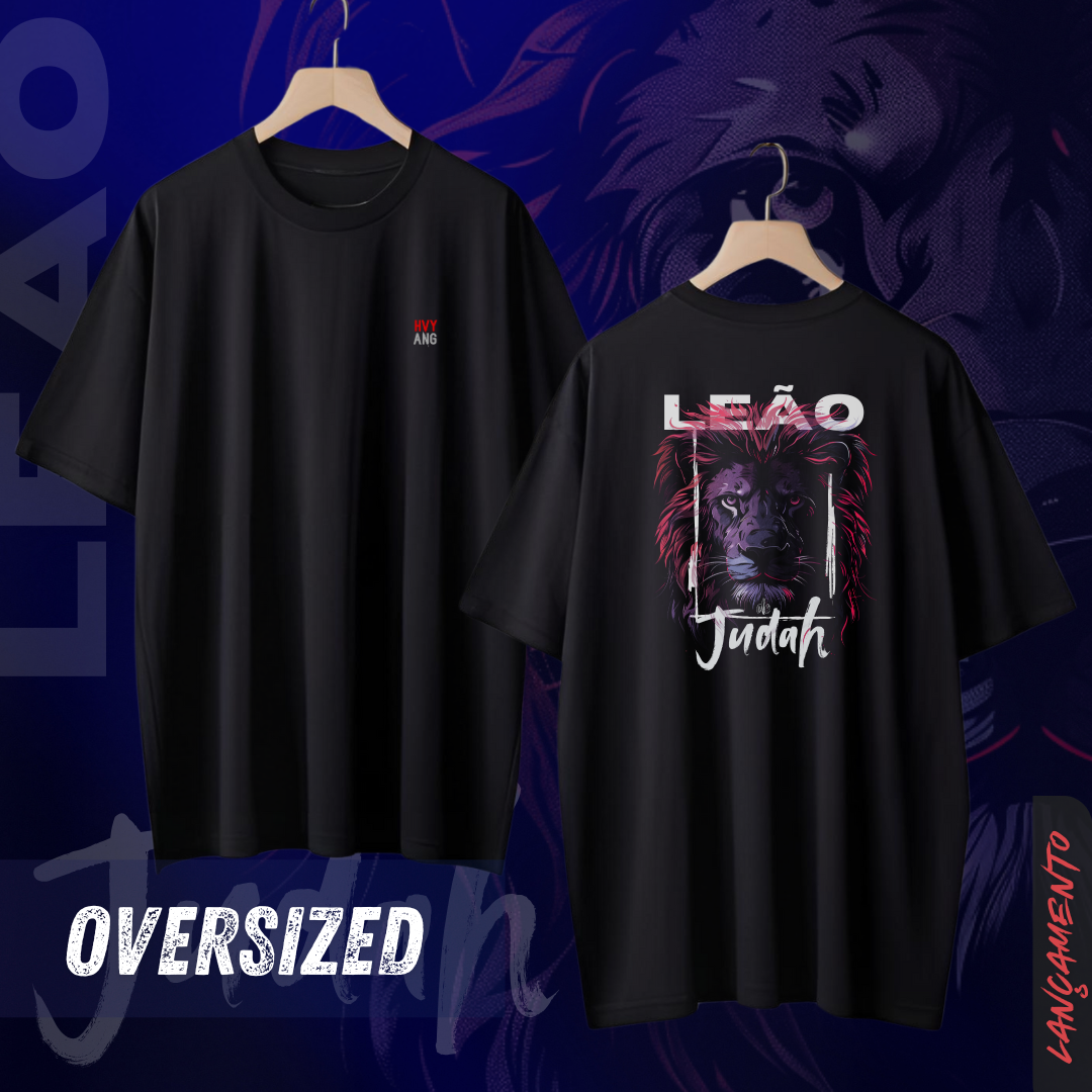 Leão de Judah - Camiseta Oversized
