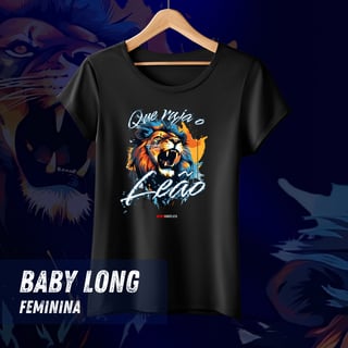 Série “Que Ruja o Leão” – A Voz da Vitória - Camiseta Feminina