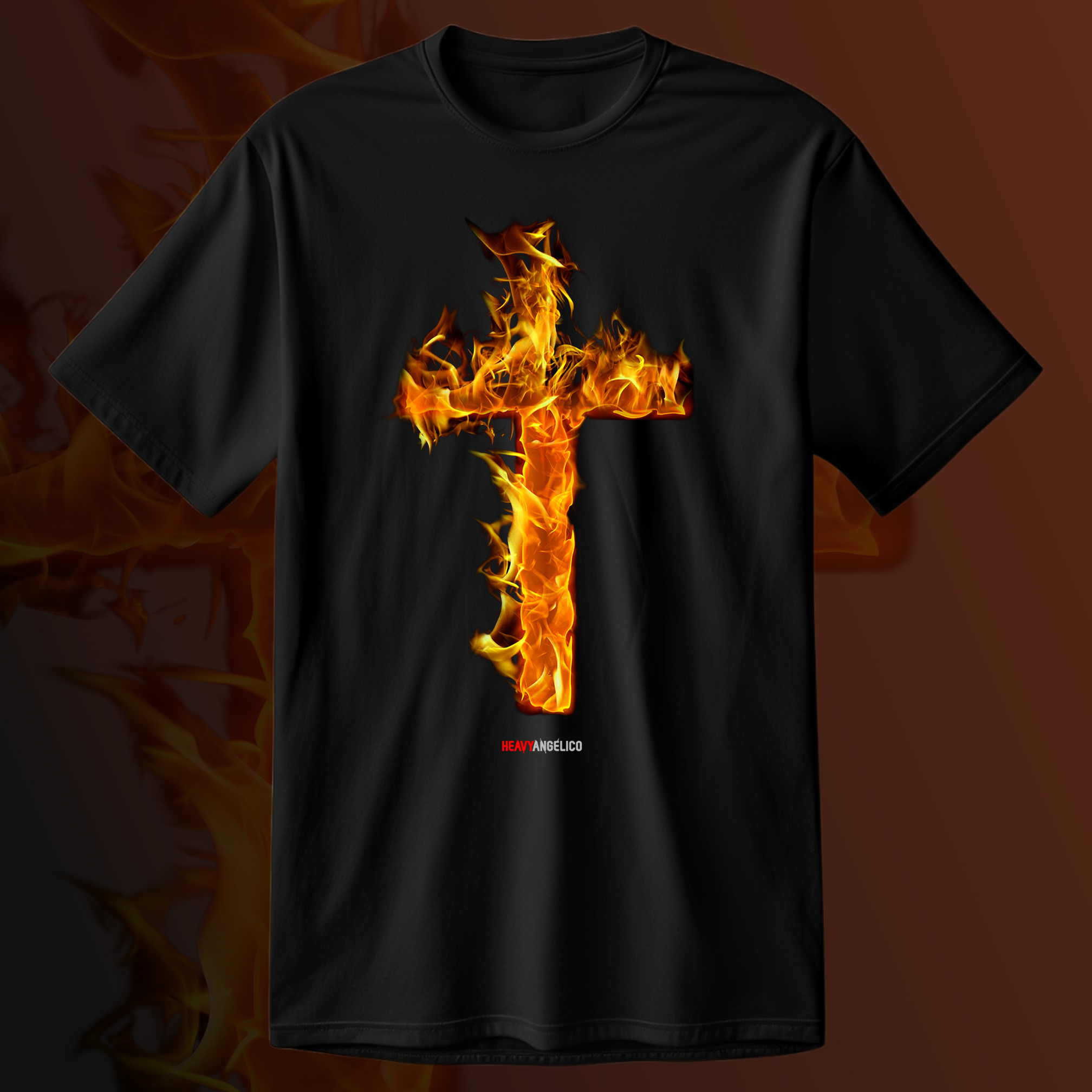 Cruz de Fogo - Camiseta Unissex