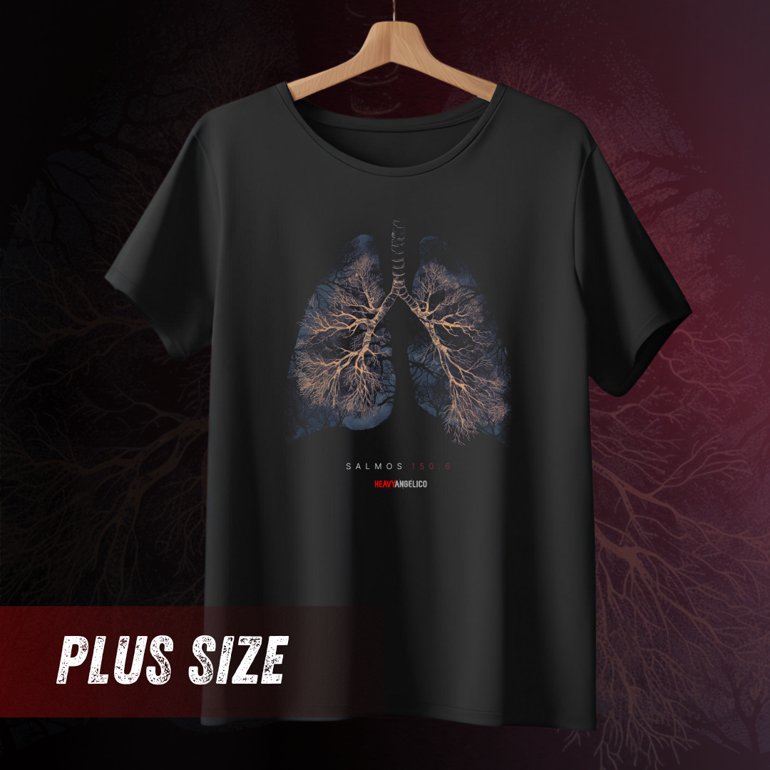 Salmos 150:6 - Camiseta Plus Size