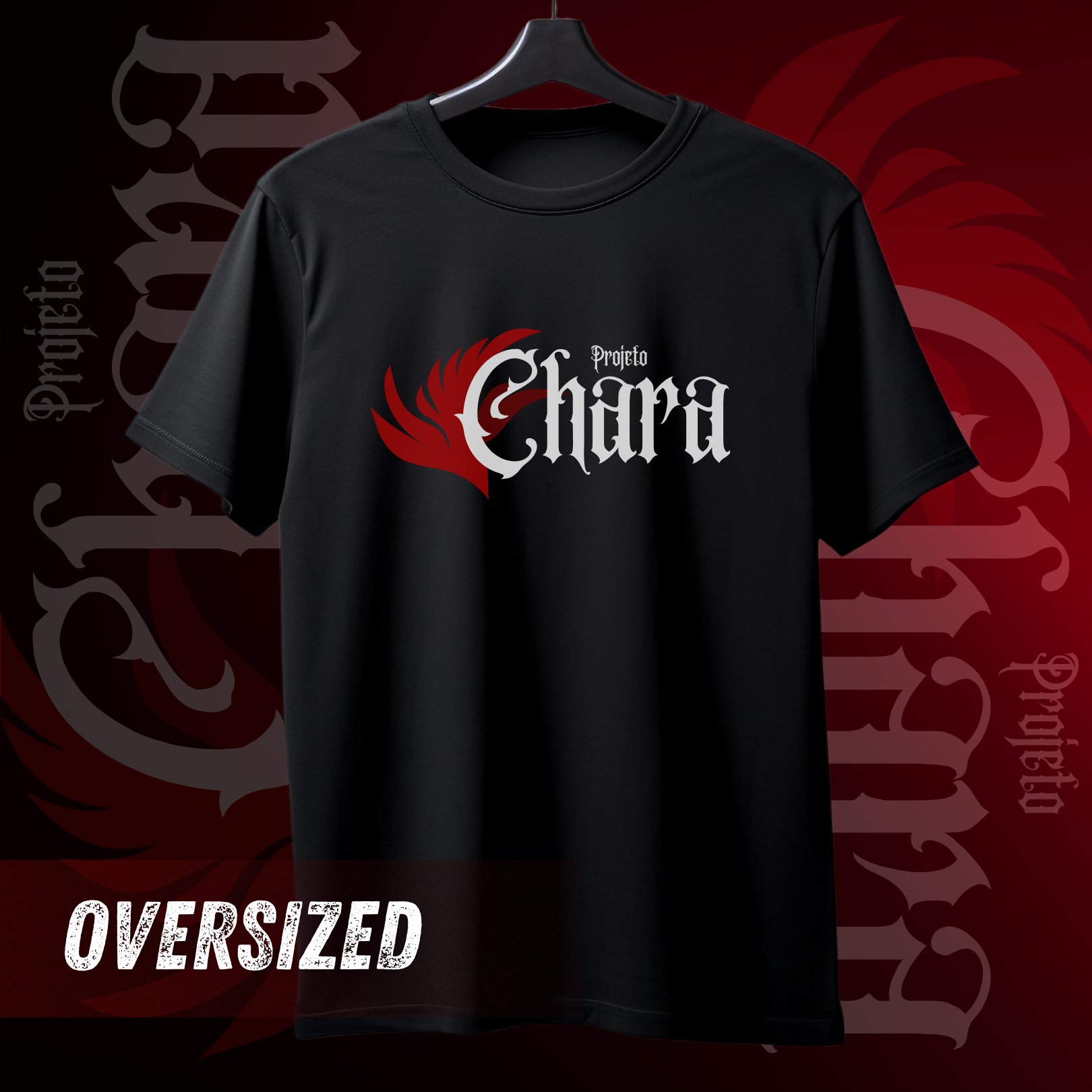 Projeto Chara no Peito - Camiseta Oversized 