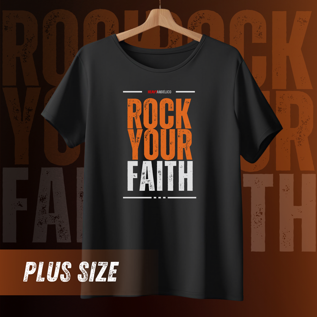 Fortaleça a Sua Fé - Camiseta Plus Size