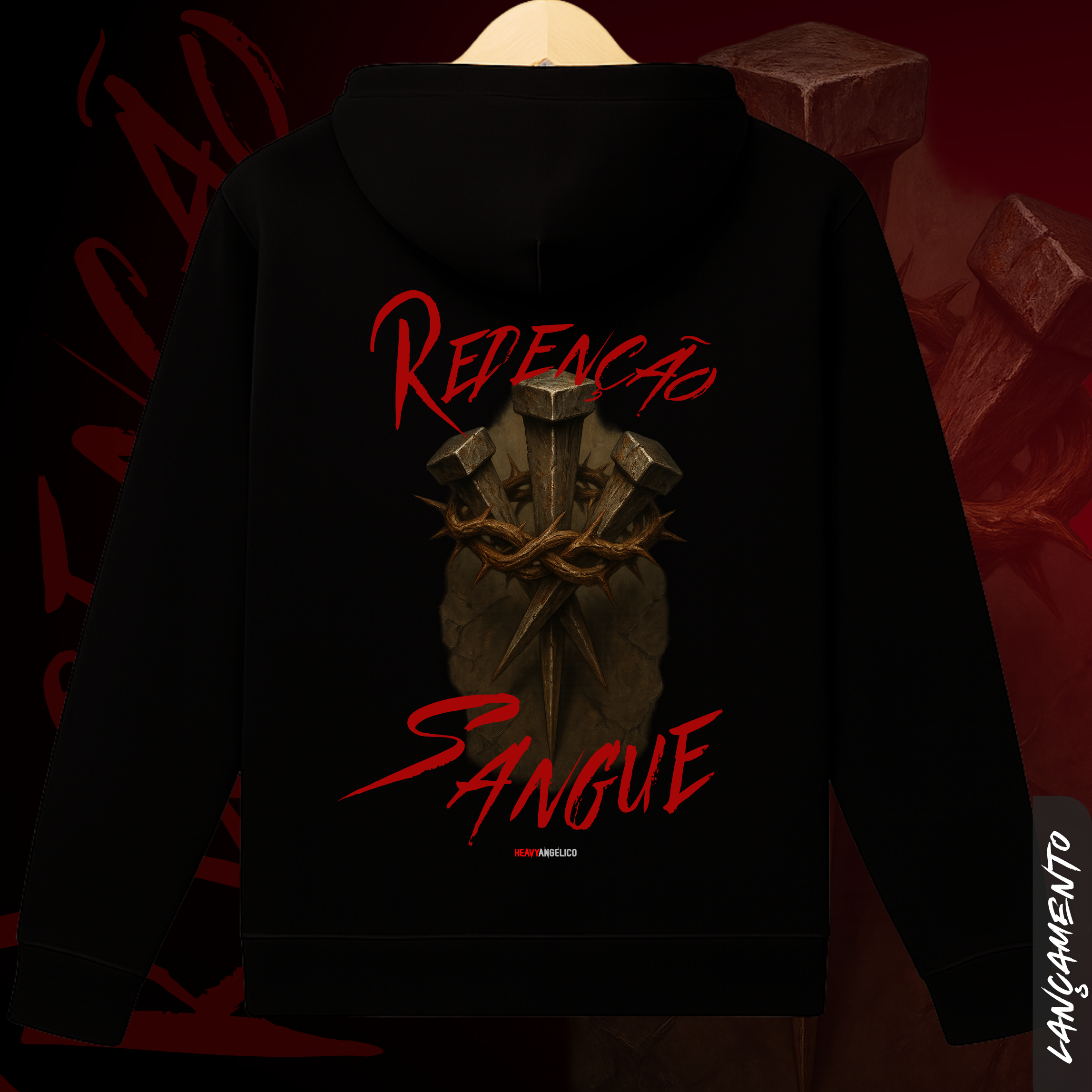 Redenção em Sangue - Moletom com Zíper