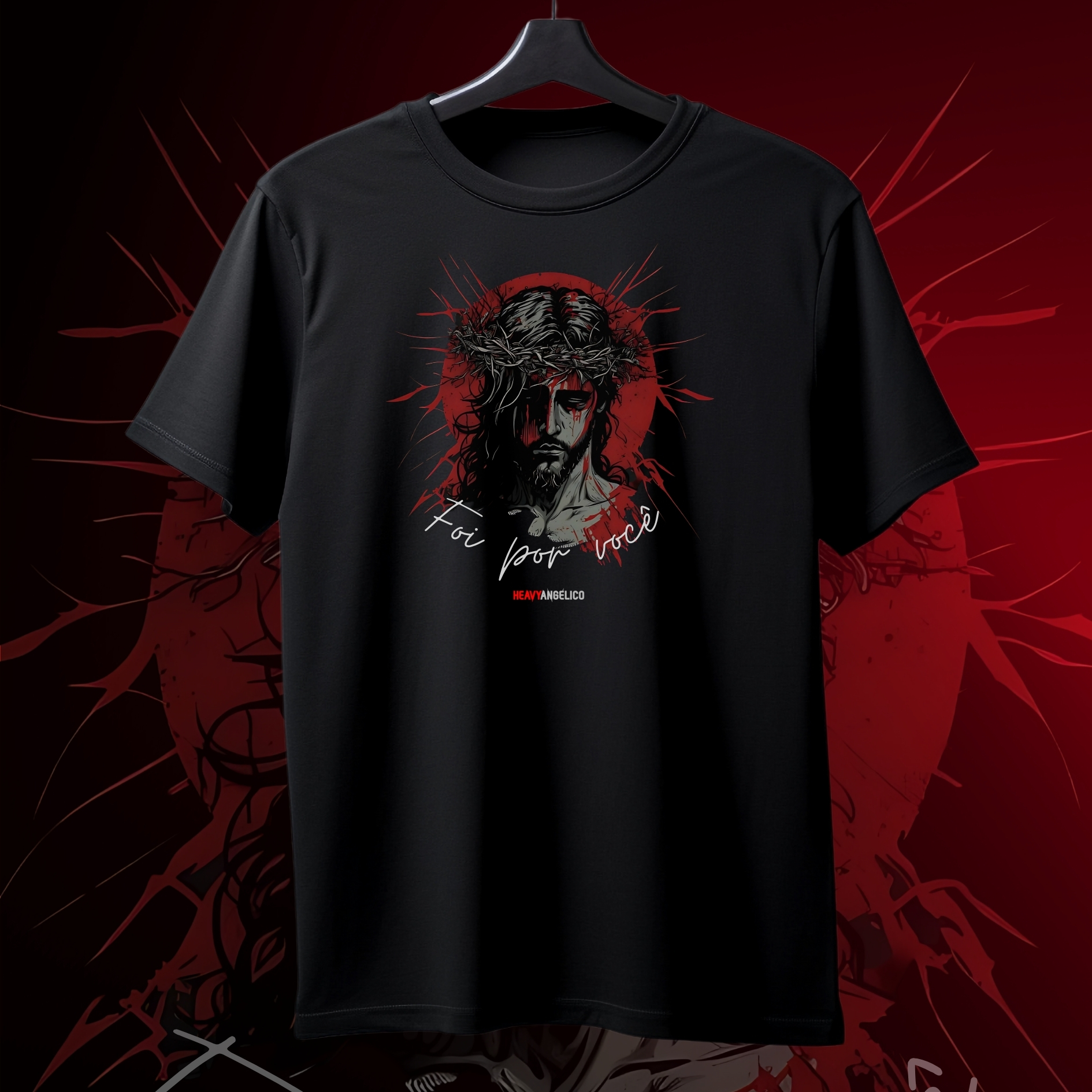 Foi por Você - Camiseta Unissex