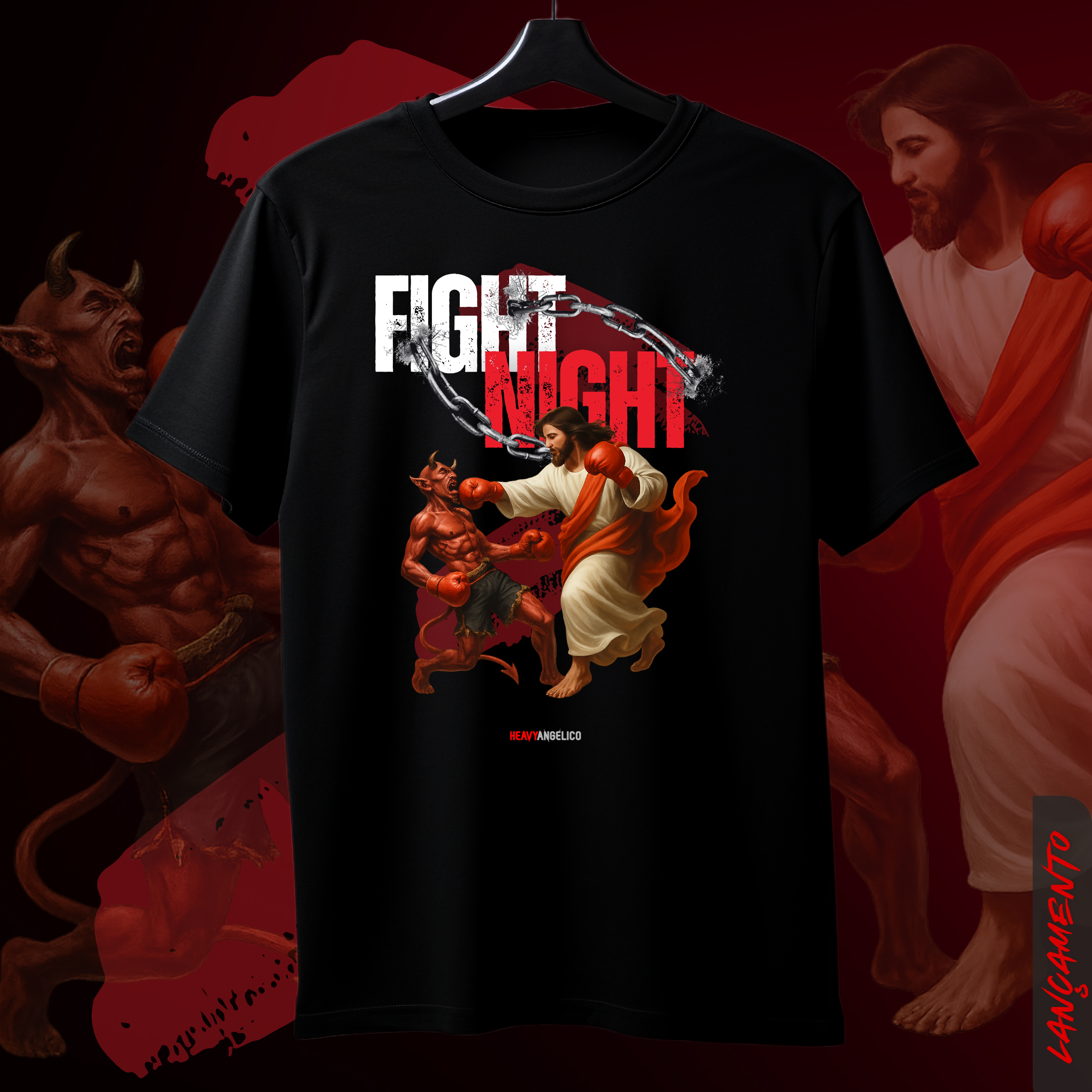 Fight Night - Camiseta Unissex