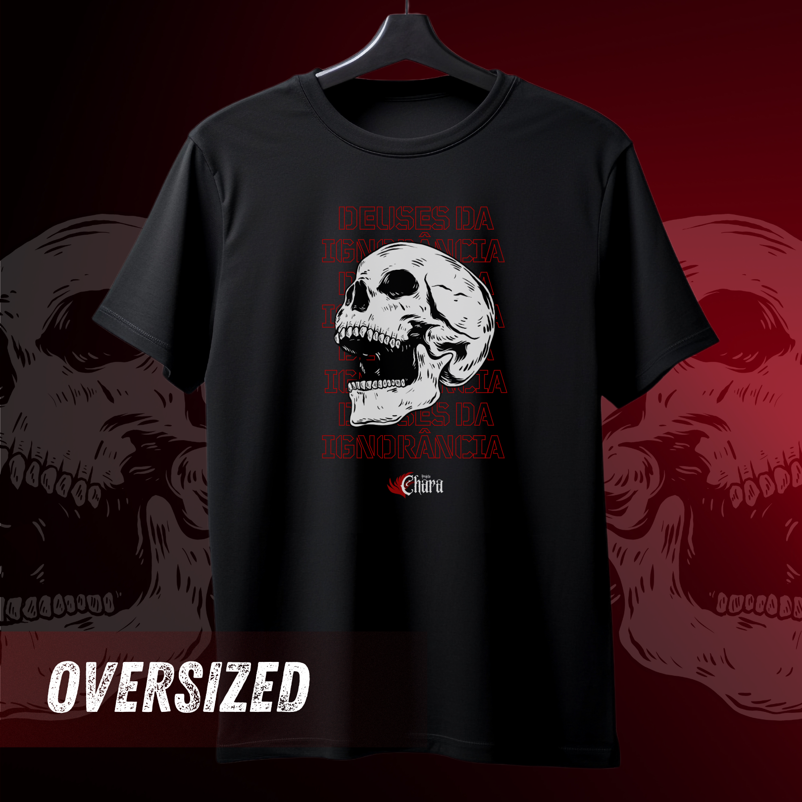 Deuses da Ignorância - Camiseta Oversized 