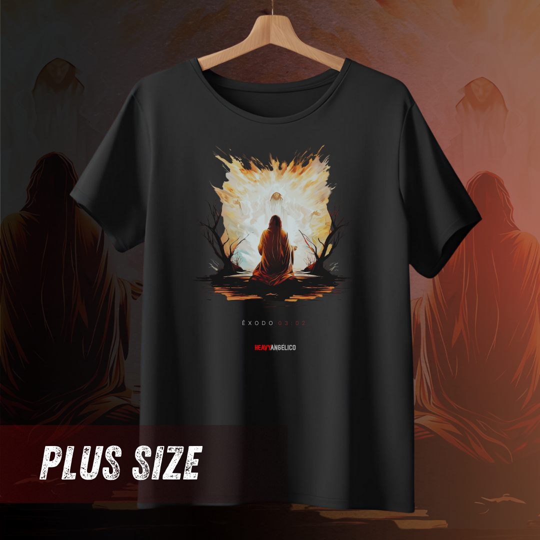 Burning Bush - Camiseta Plus Size