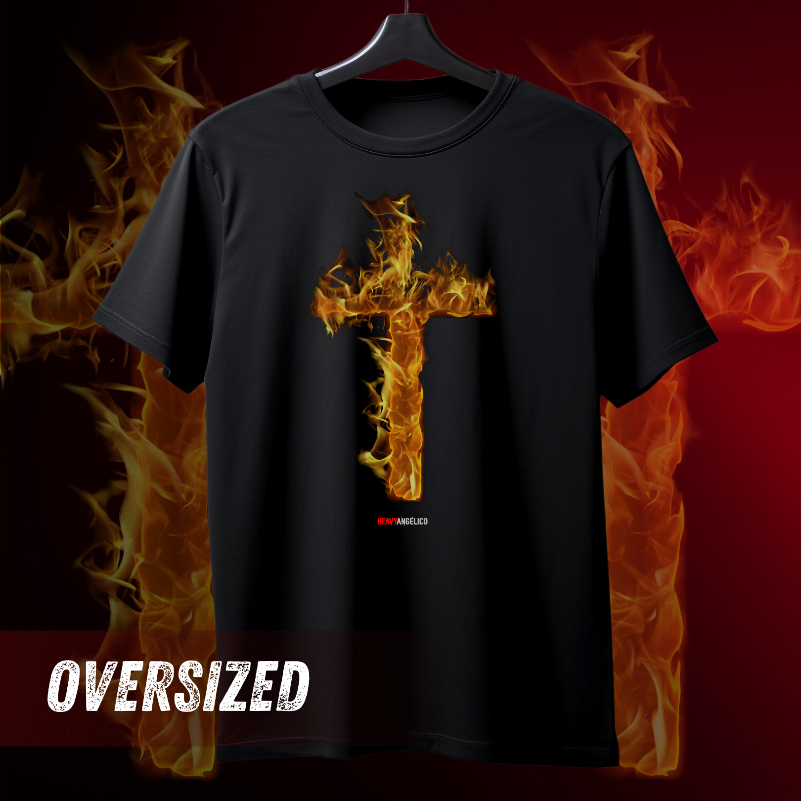 Cruz de Fogo - Camiseta Oversized