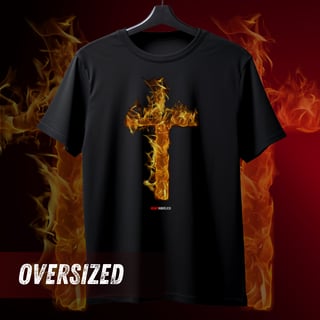Cruz de Fogo - Camiseta Oversized