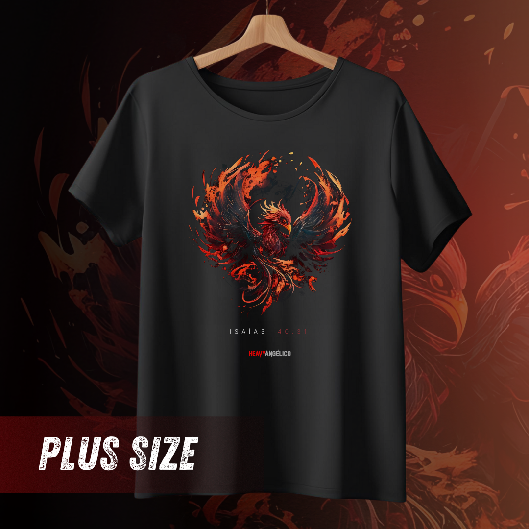 Isaías 40:31 - Camiseta Plus Size