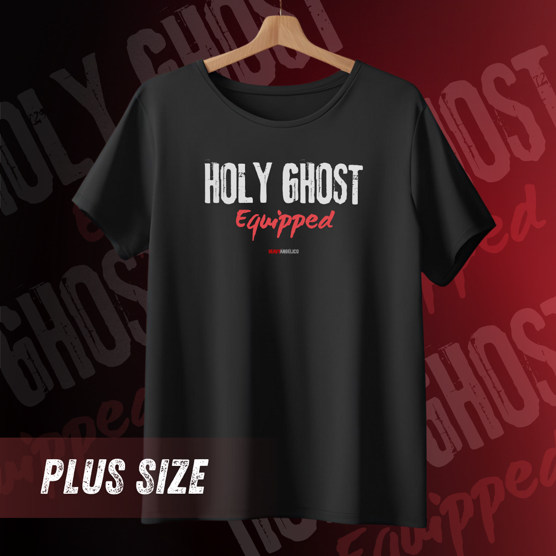 Holy Ghost Equipped - Camiseta Plus Size