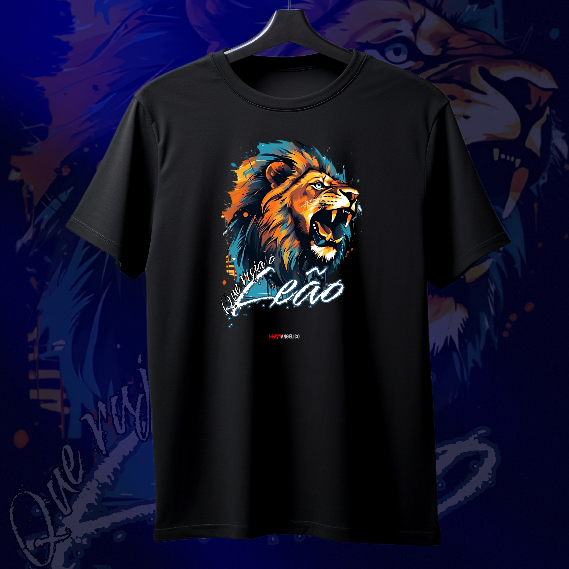 Série “Que Ruja o Leão” – A Força do Rei - Camiseta Unissex