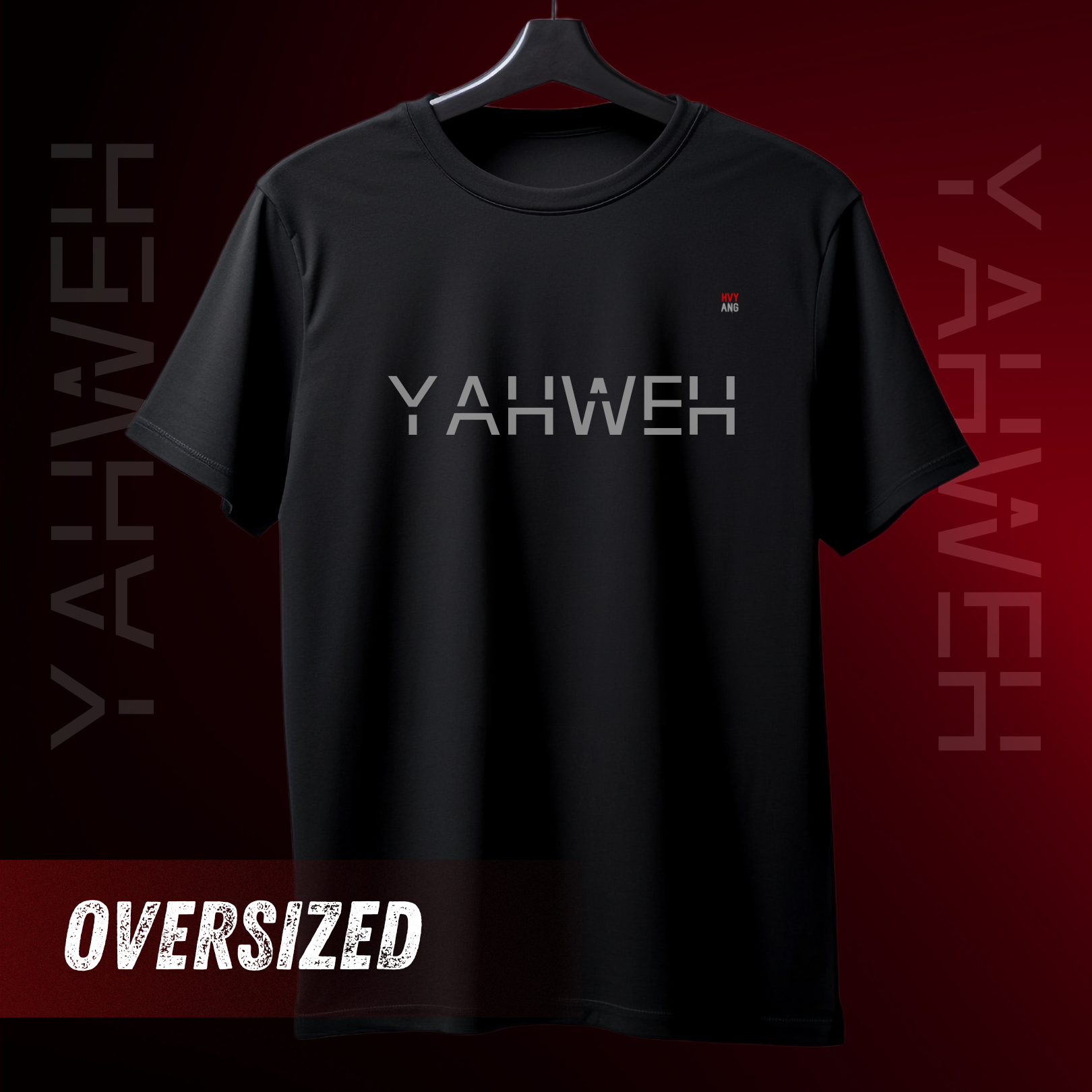 Yahweh HVYANG - Camiseta Oversized