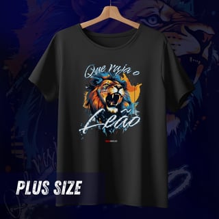 Série “Que Ruja o Leão” – A Voz da Vitória - Camiseta Plus Size