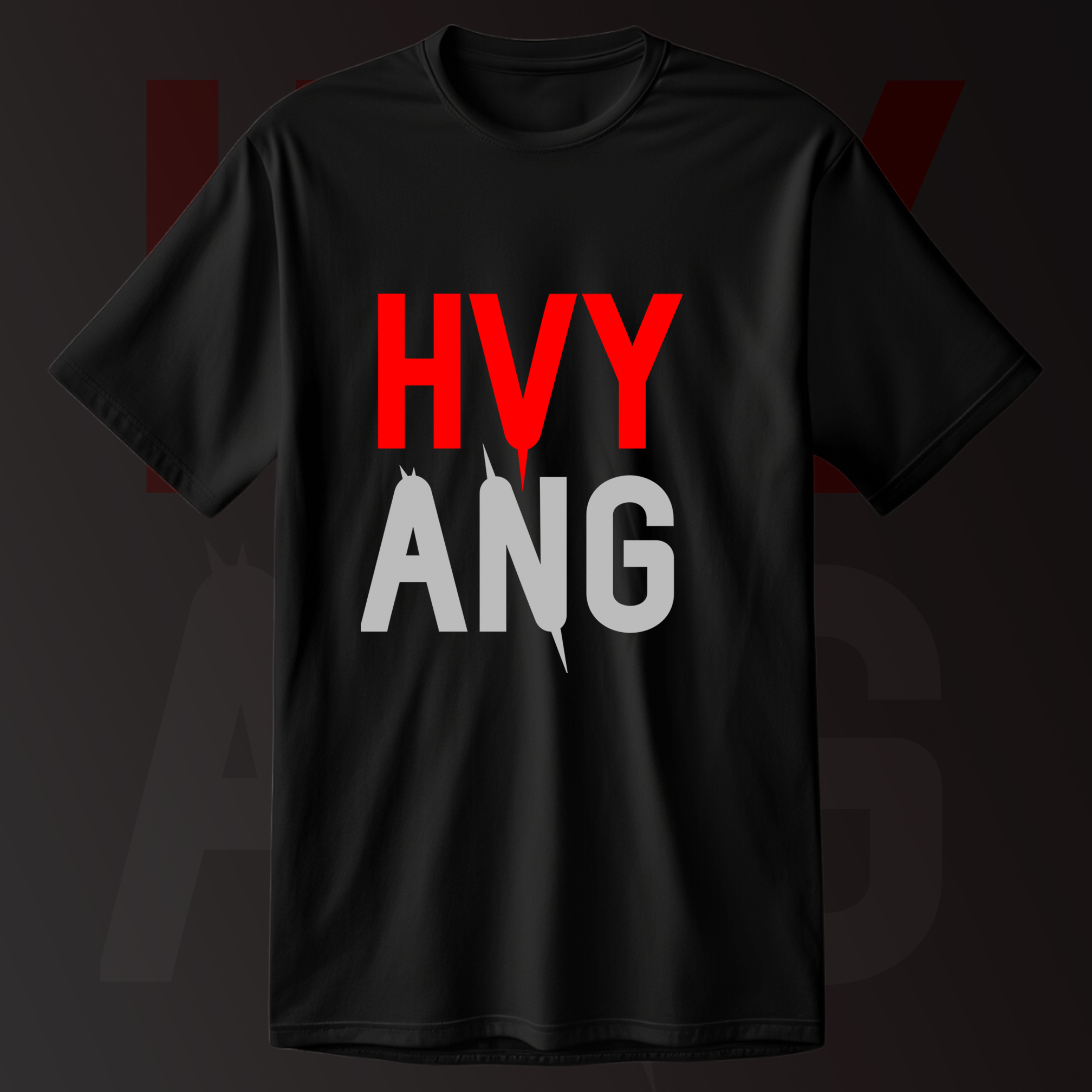 HvyAng no Peito - Camiseta Unissex