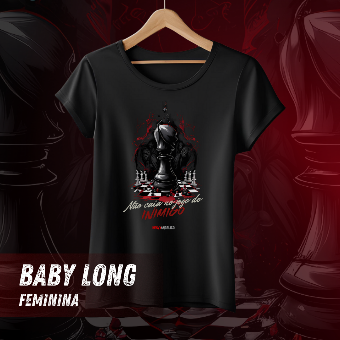 Não caia no jogo do inimigo - Camiseta Feminina