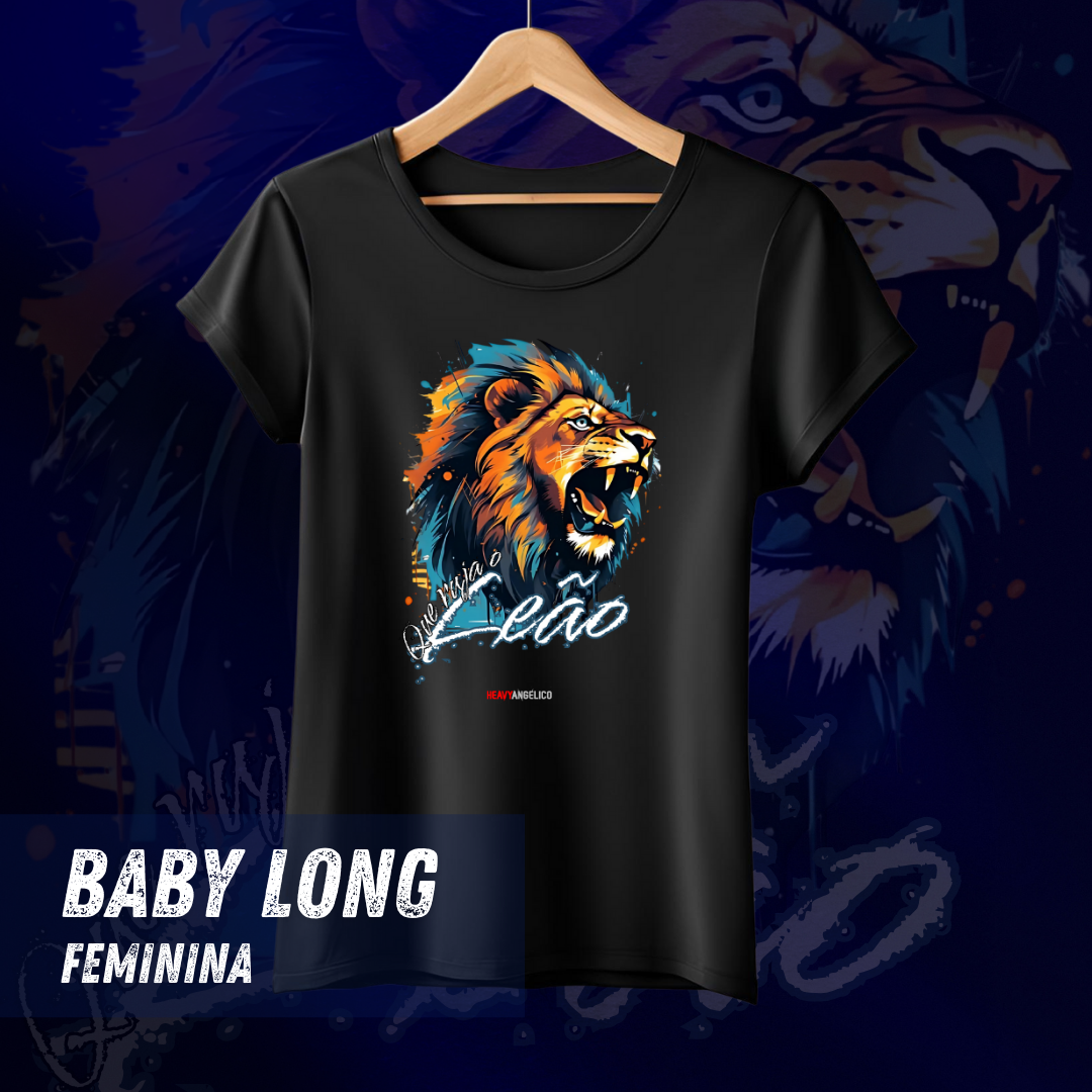 Série “Que Ruja o Leão” – A Força do Rei - Camiseta Feminina