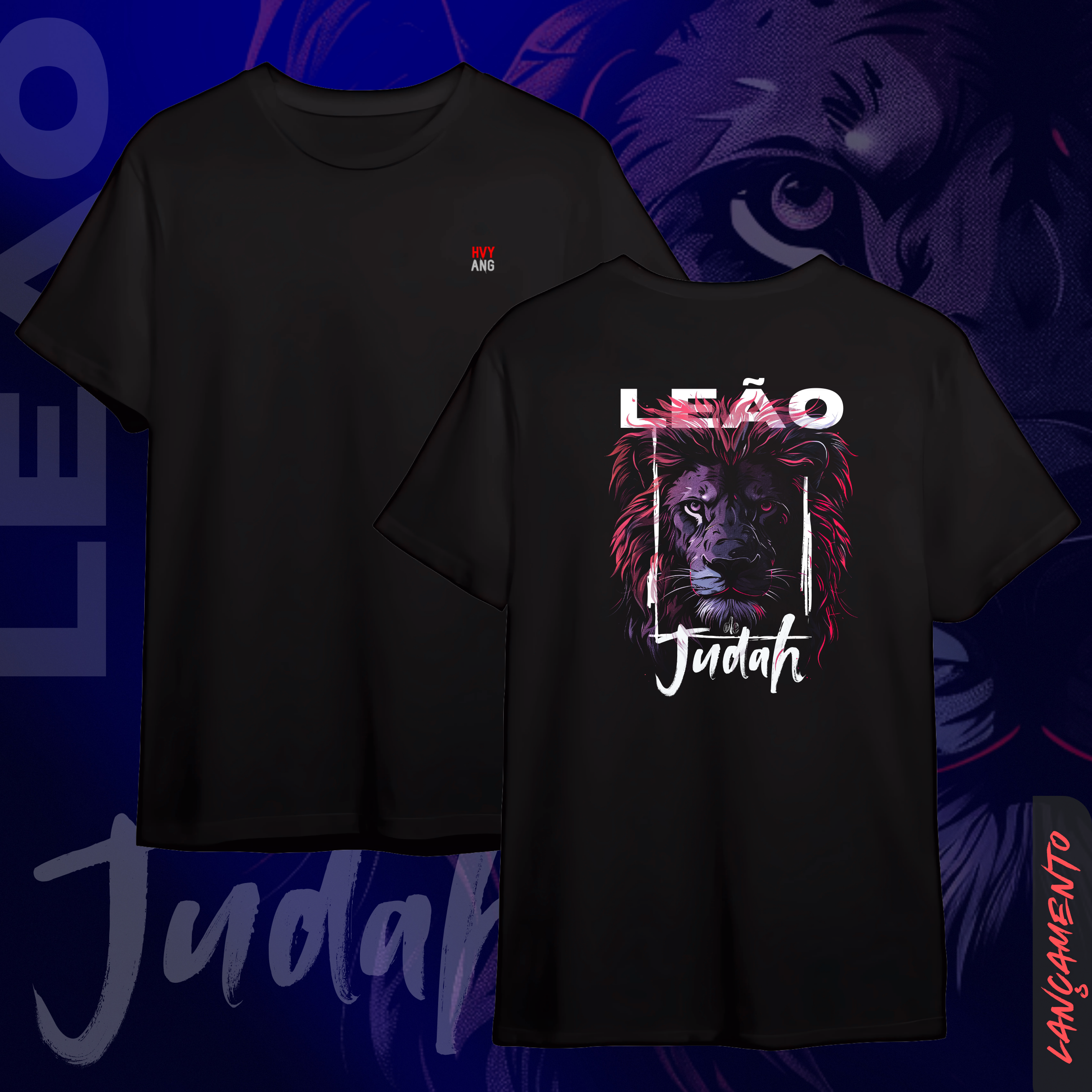 Leão de Judah - Camiseta Unissex 