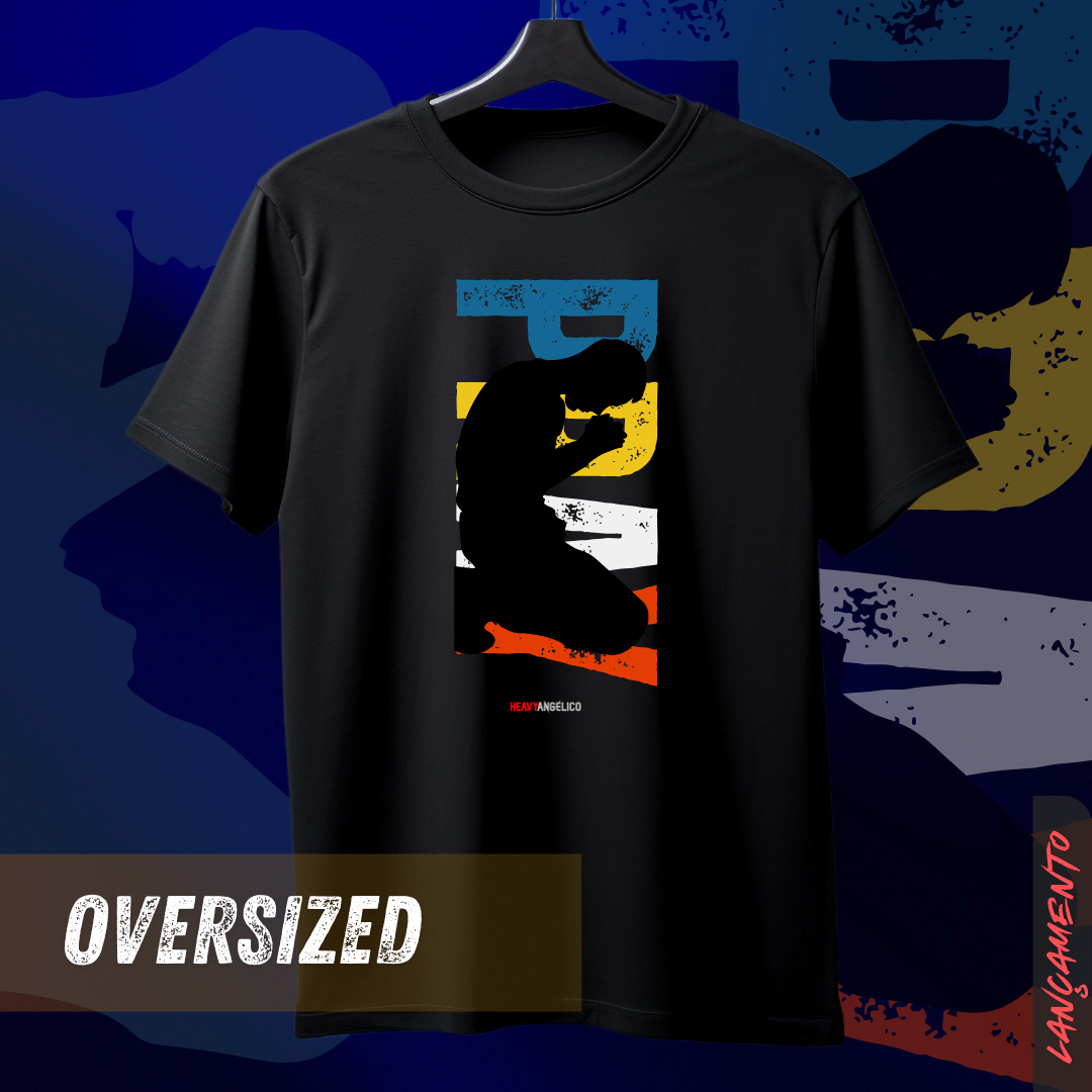 Pray – A Postura Que Move Céus - Camiseta Oversized