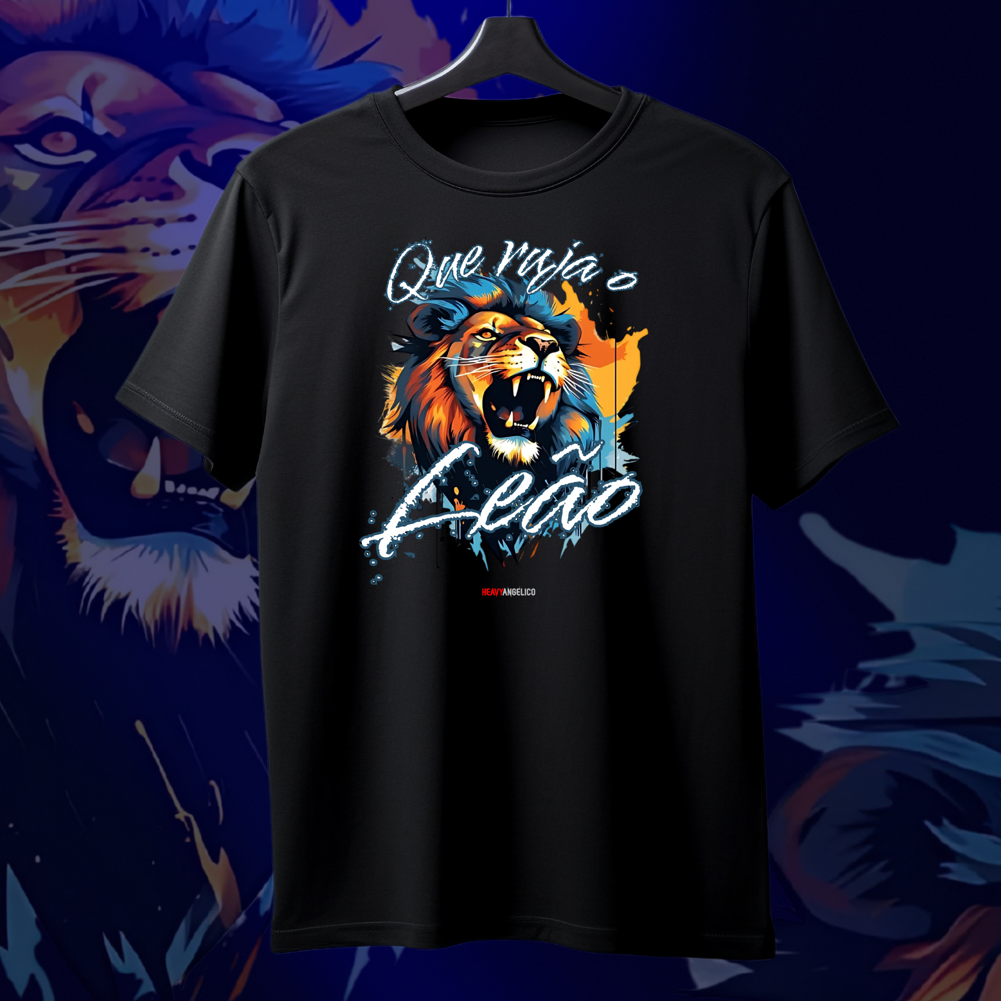 Série “Que Ruja o Leão” – A Voz da Vitória - Camiseta Unissex