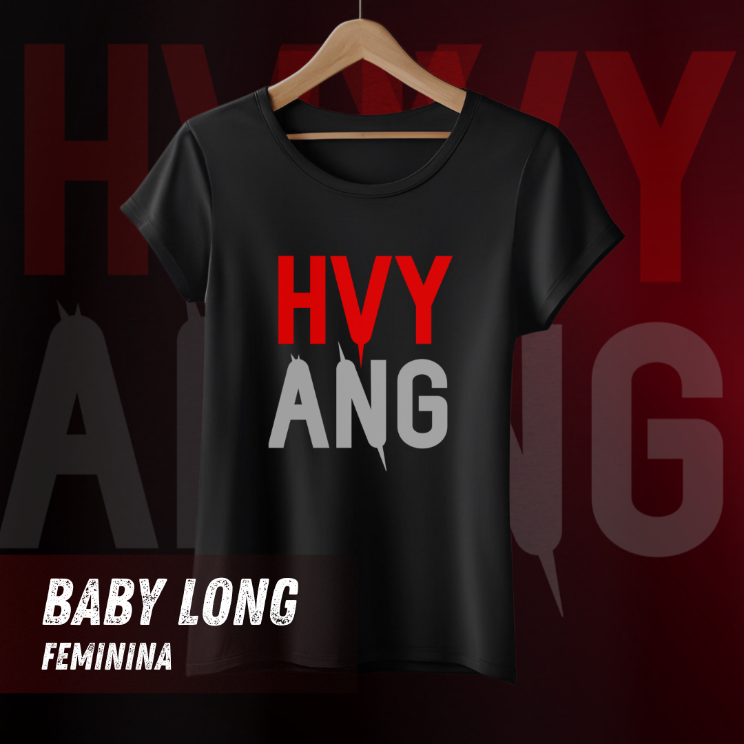 HvyAng no Peito - Camiseta Feminina