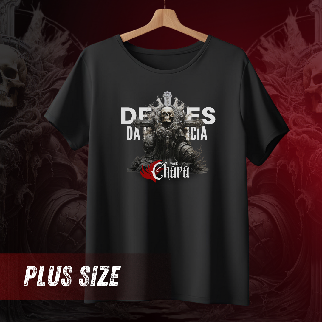 Totem Deuses da Ignorância - Projeto Chara - Camiseta Plus Size