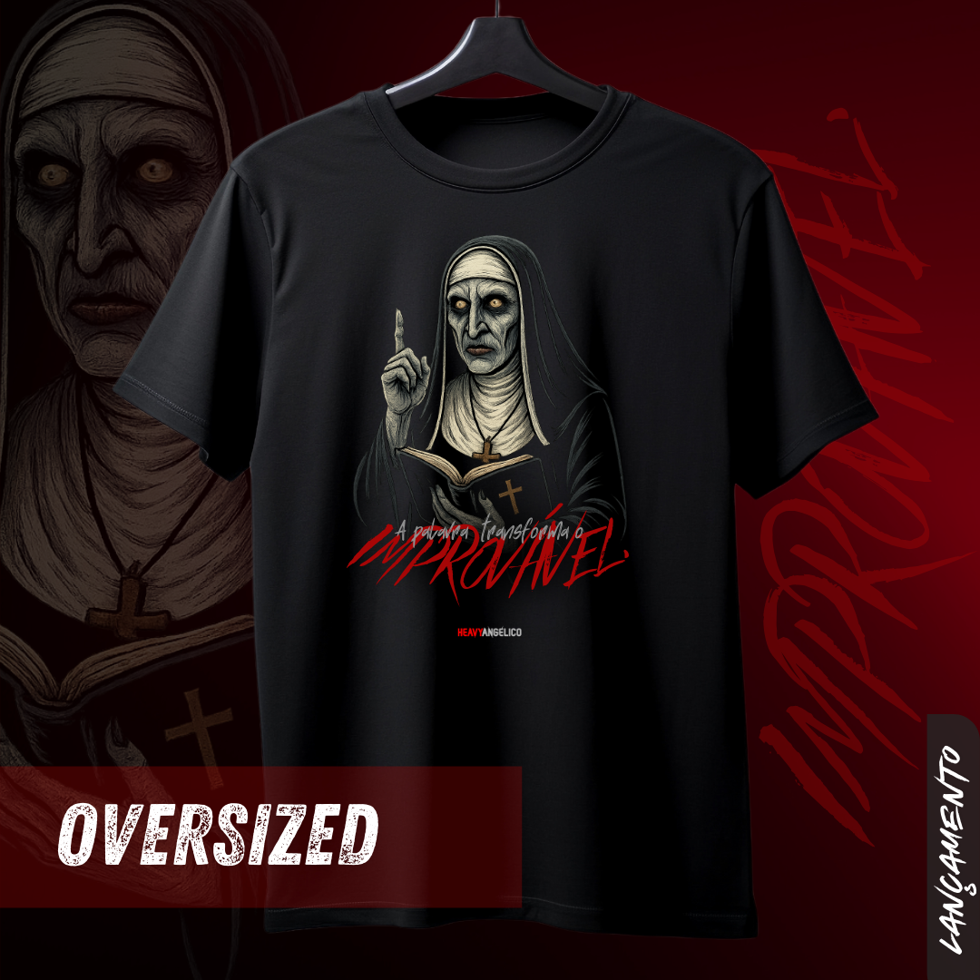 A Palavra Transforma o Improvável - Camiseta Oversized 