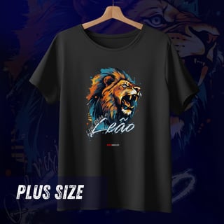 Série “Que Ruja o Leão” – A Força do Rei - Camiseta Plus Size