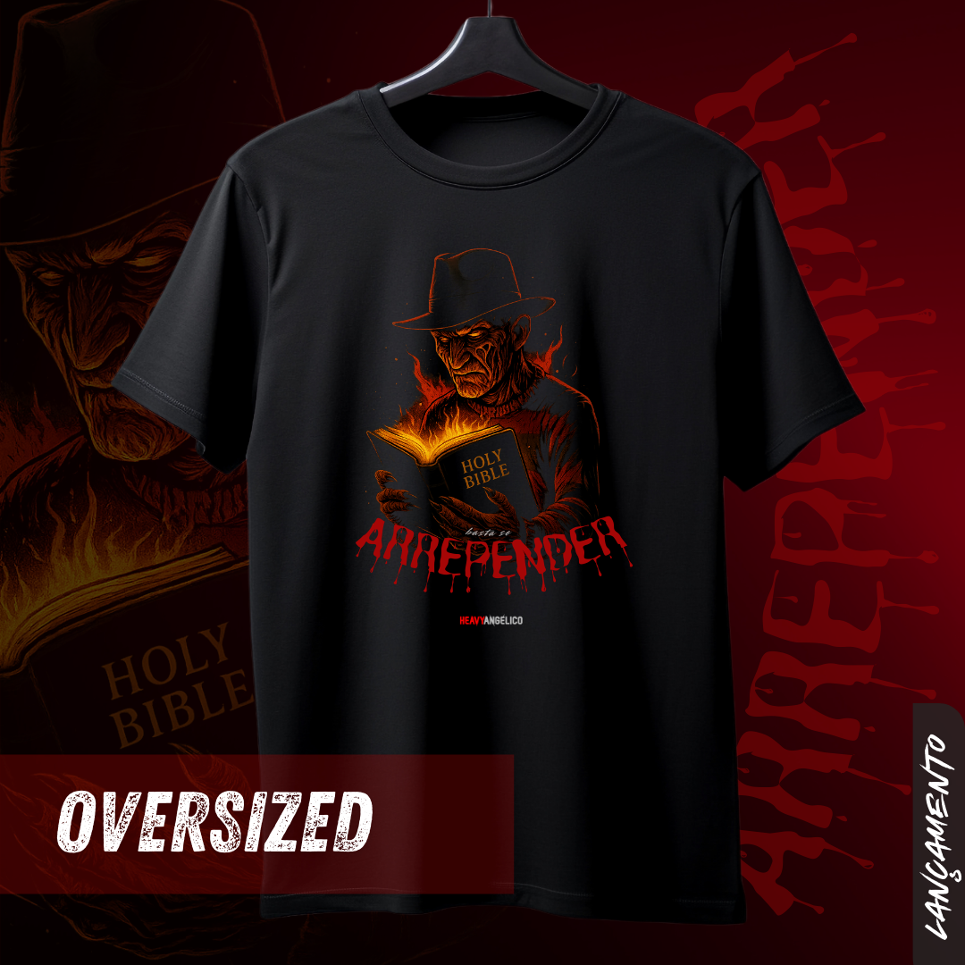 Hora de Arrepender – A Verdade que Queima - Camiseta Oversized