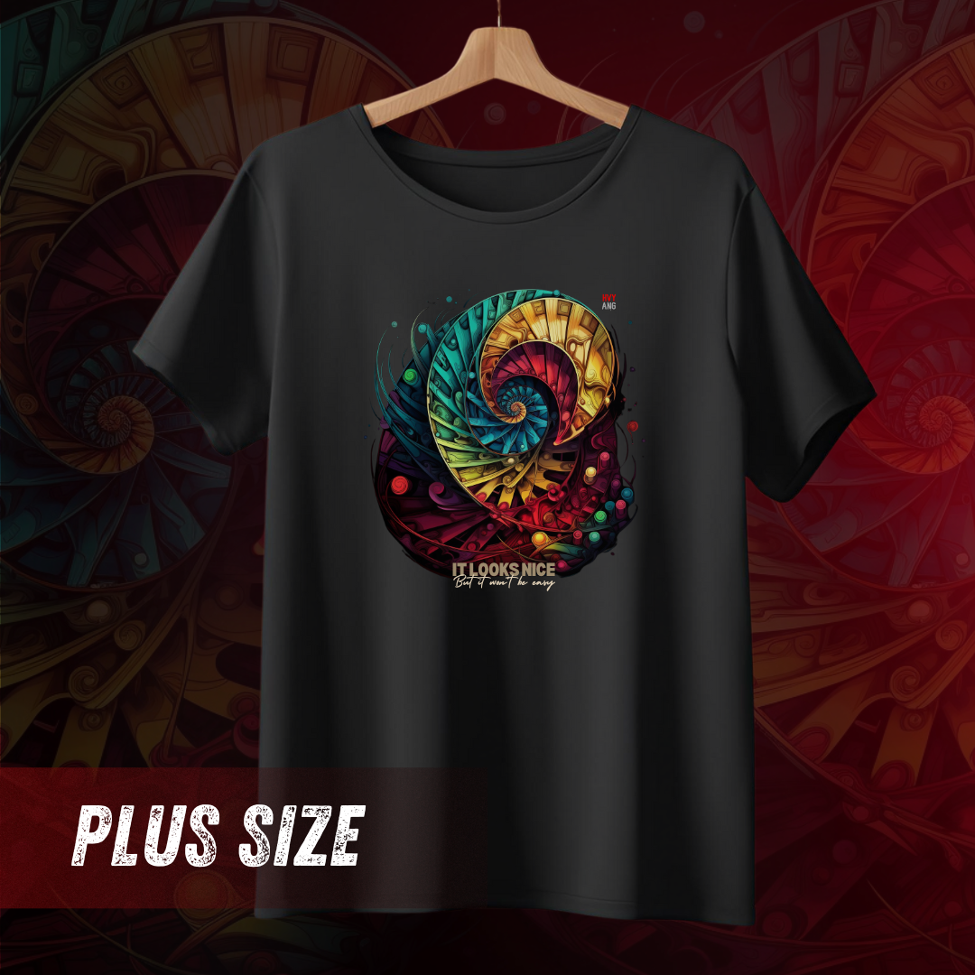 It won't be easy - Camiseta Plus Size