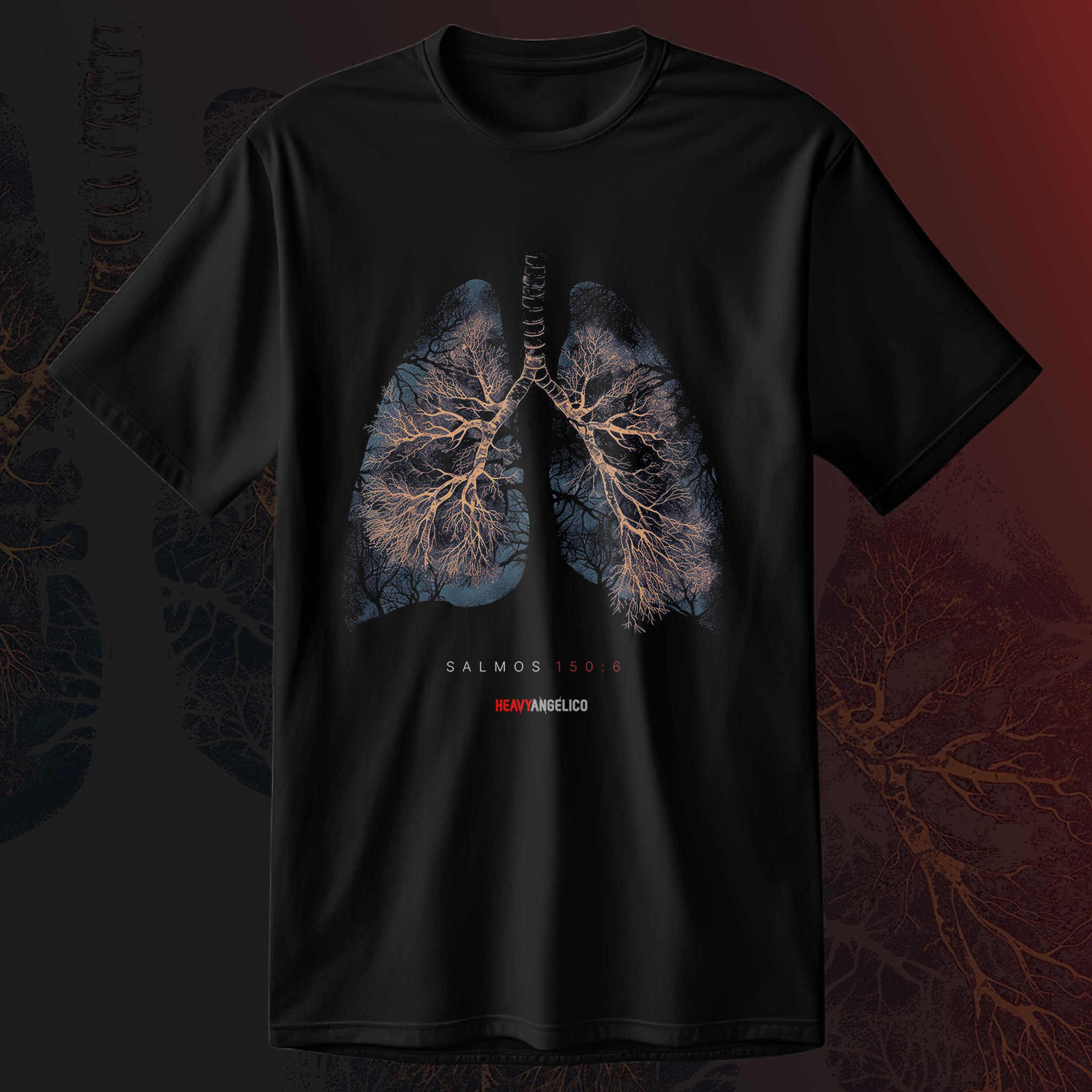 Salmos 150:6 - Camiseta Unissex