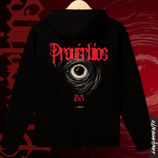 PROVÉRBIOS 15:3 – O OLHAR DE DEUS ESTÁ EM TODO LUGAR - Moletom com Zíper