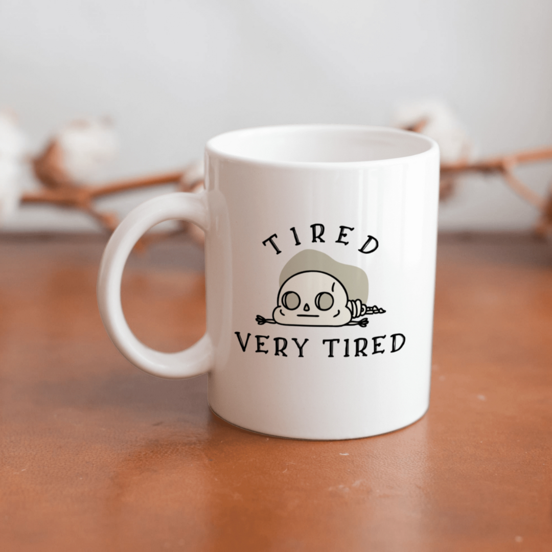 Nome do produto: Caneca Tired Very Tired
