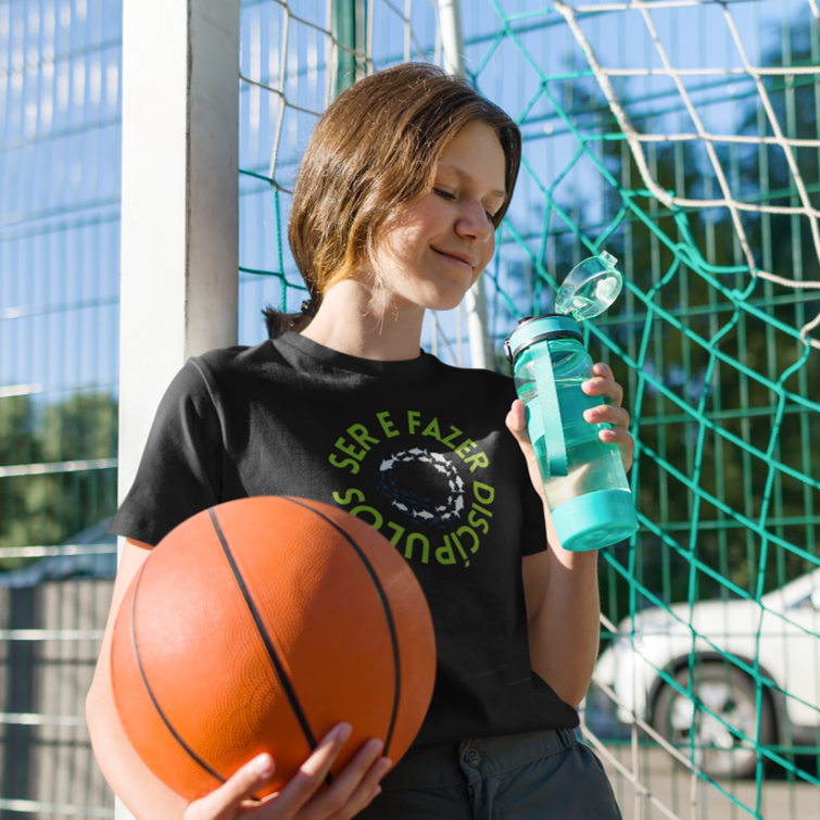Nome do produto: Camisa Infantil (10 a 14) Ser e Fazer Discípulos