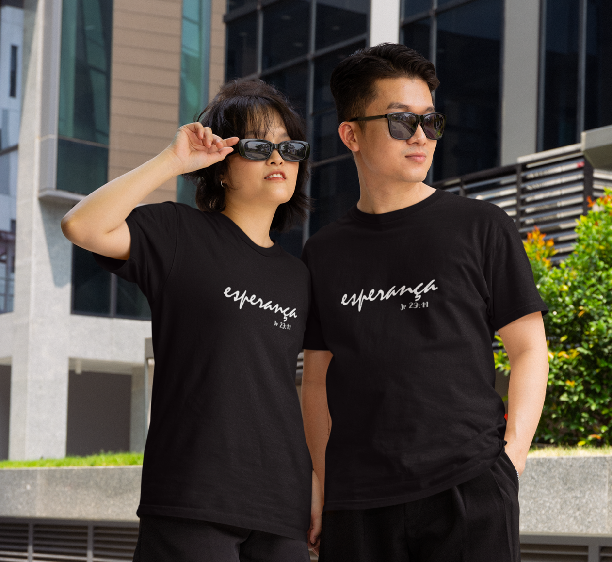 Nome do produto: Camiseta Esperança - Minimalista