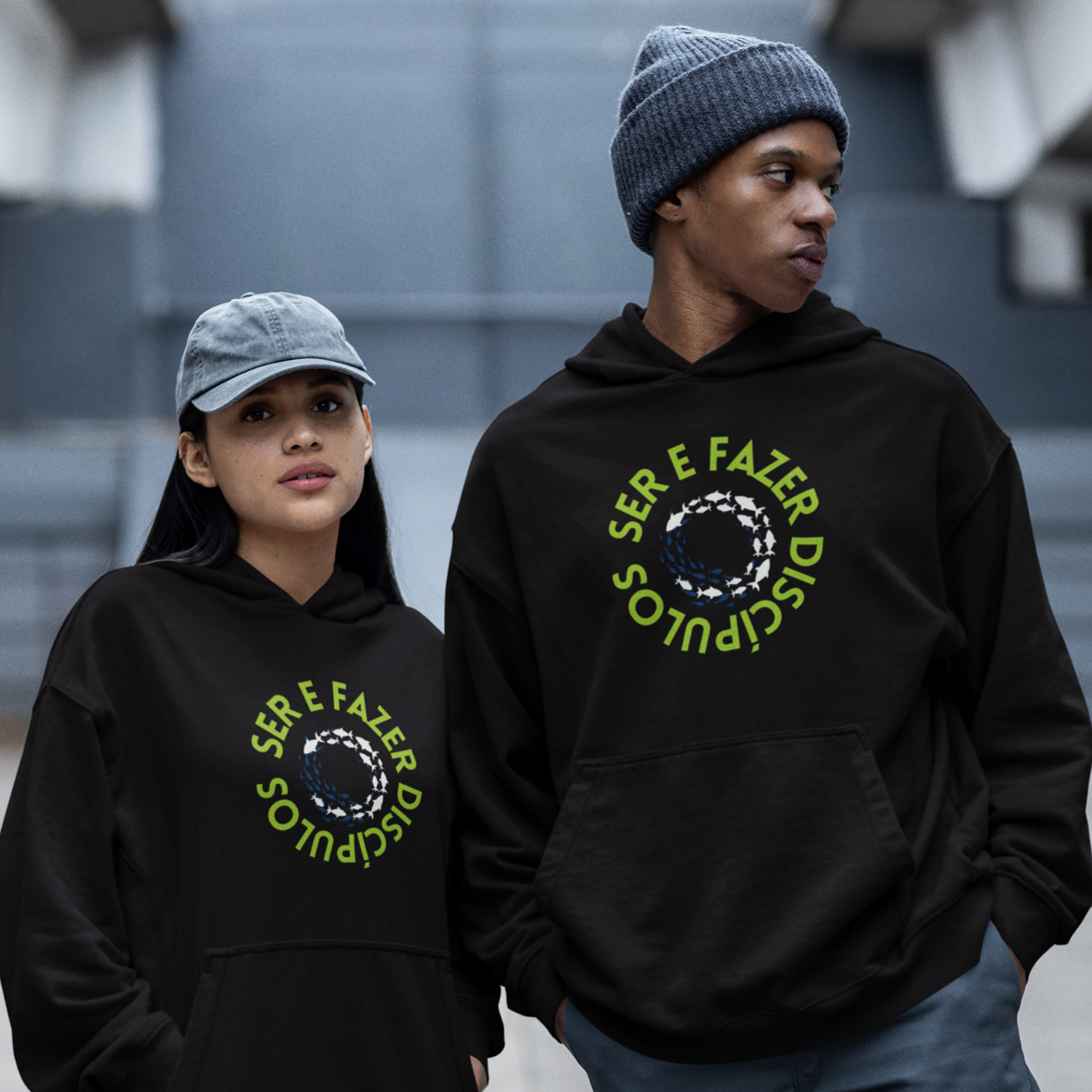 Nome do produto: Moletom Ser e Fazer Discípulos