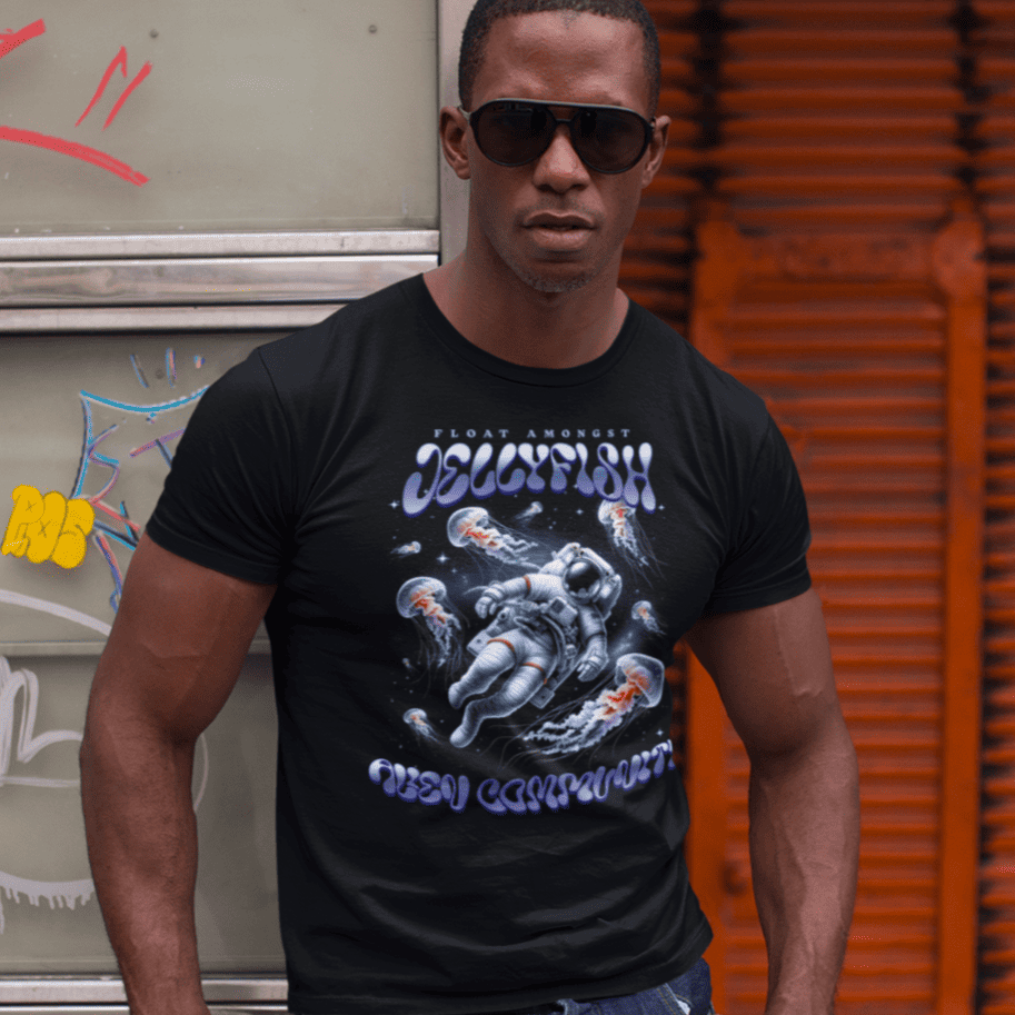 Nome do produto: Camisa Astronauta com Medusas