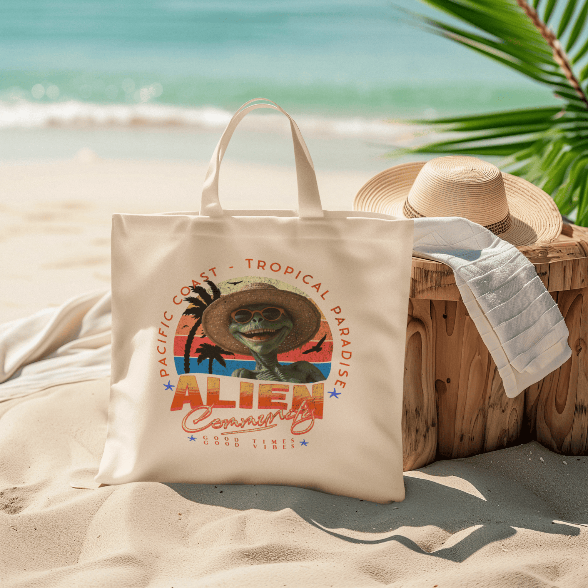 Nome do produto: Ecobag Alien - Tropical Paradise