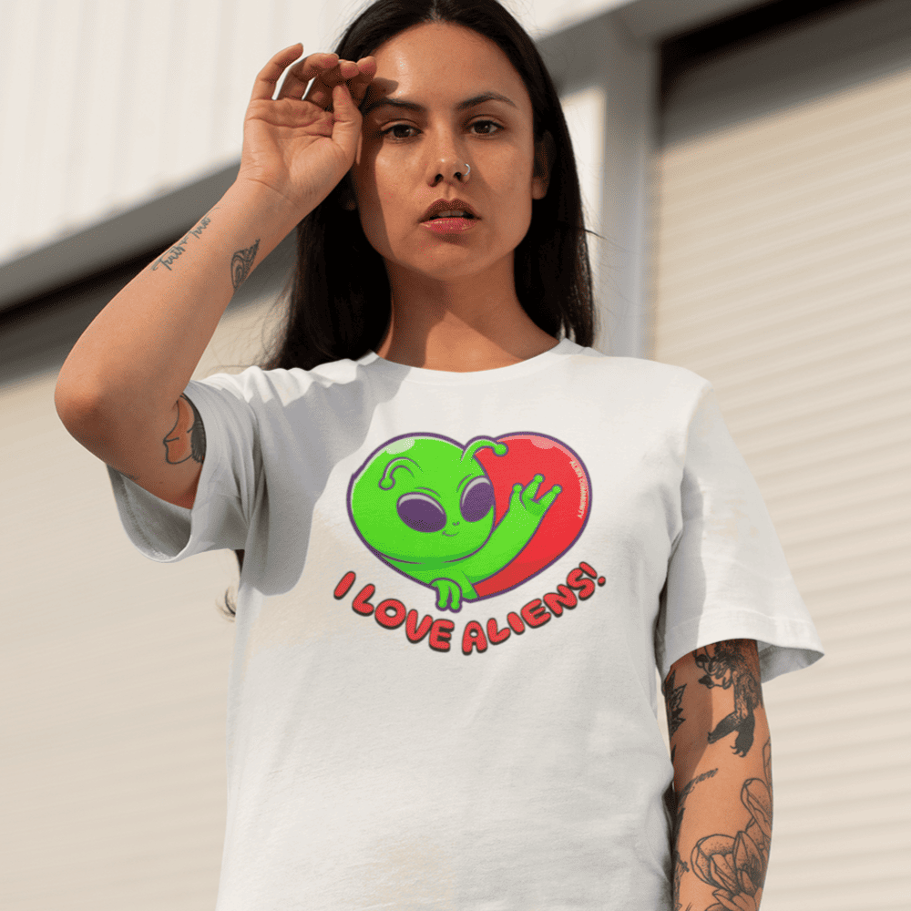 Nome do produto: Camisa I Love Aliens!