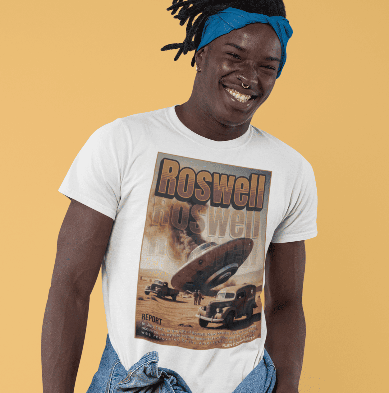 Nome do produto: Camisa Alien - Roswell